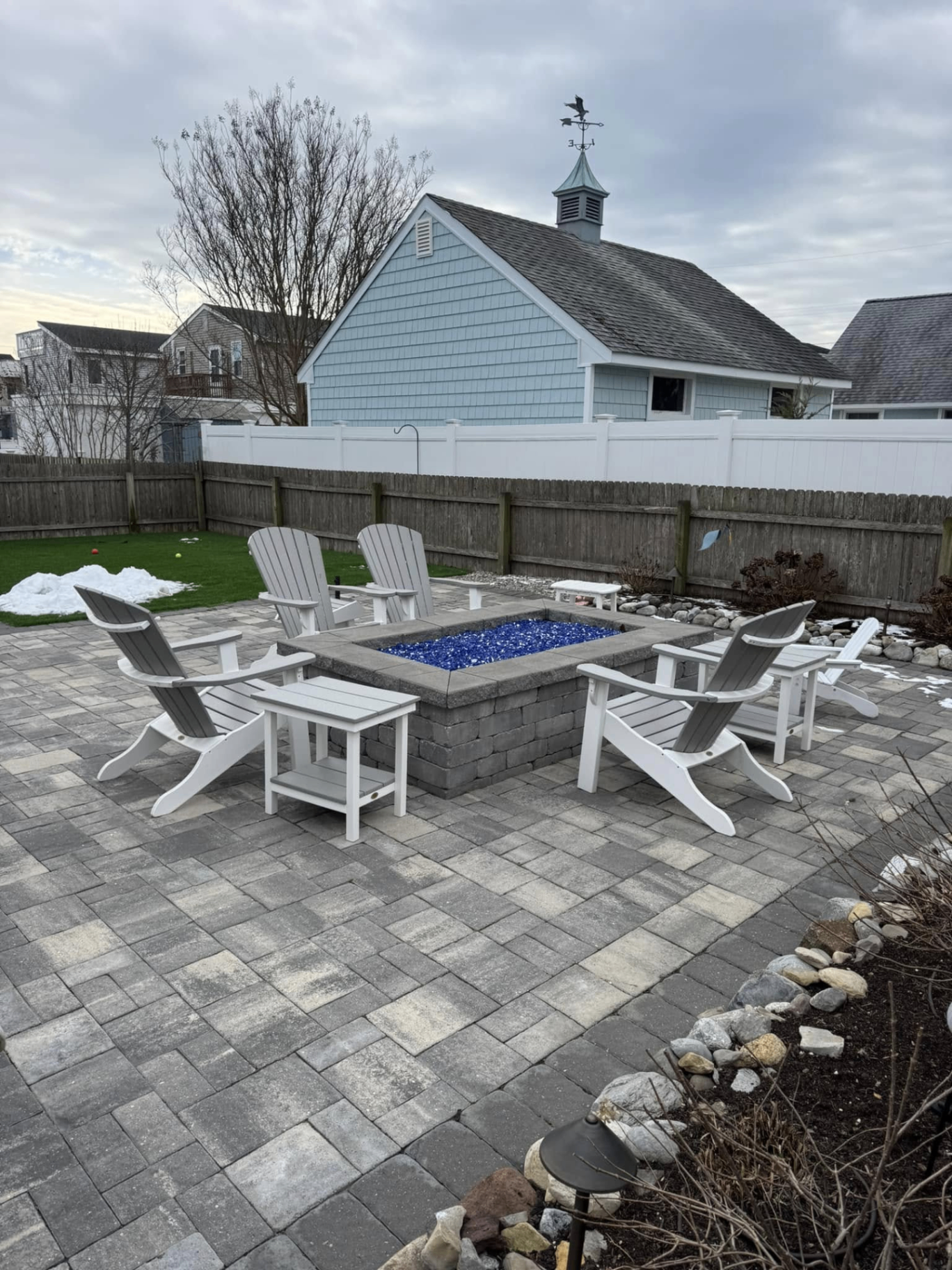 Luxury Hardscape Fire Pit